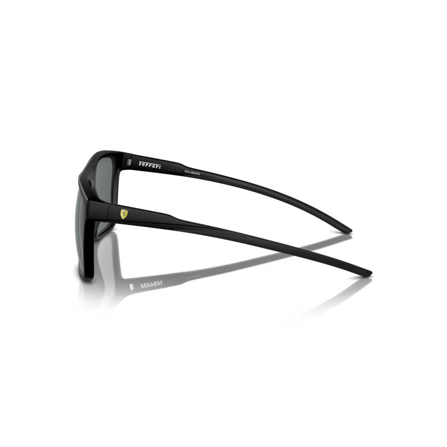 Additional view 2 of Lunettes de soleil polarisées carrées - Hommes - Noir