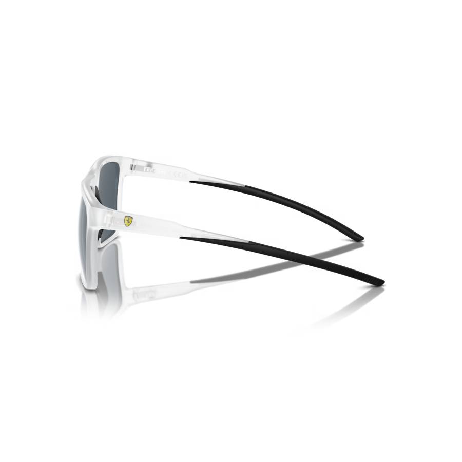 Additional view 2 of Lunettes de soleil carrées - Hommes - Gris transparent