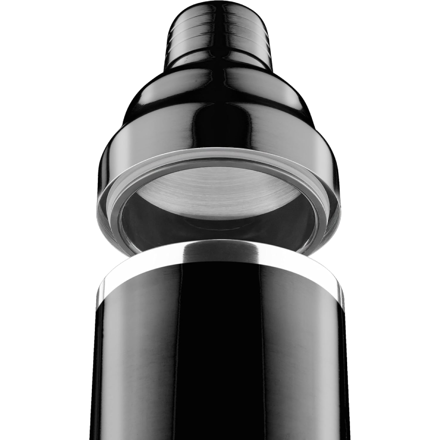 Additional view 1 of Mélangeur à cocktail à double paroi acier inoxydable 304 poli fini chrome noir