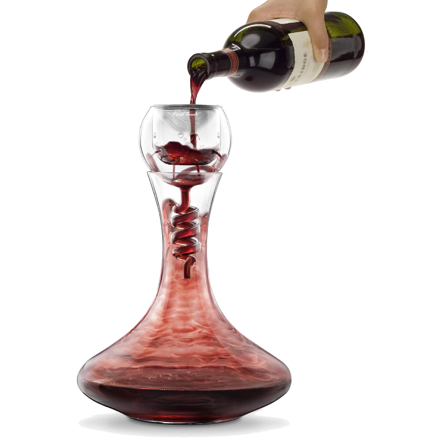 Additional view 1 of Twister ensemble d'aérateur et carafe