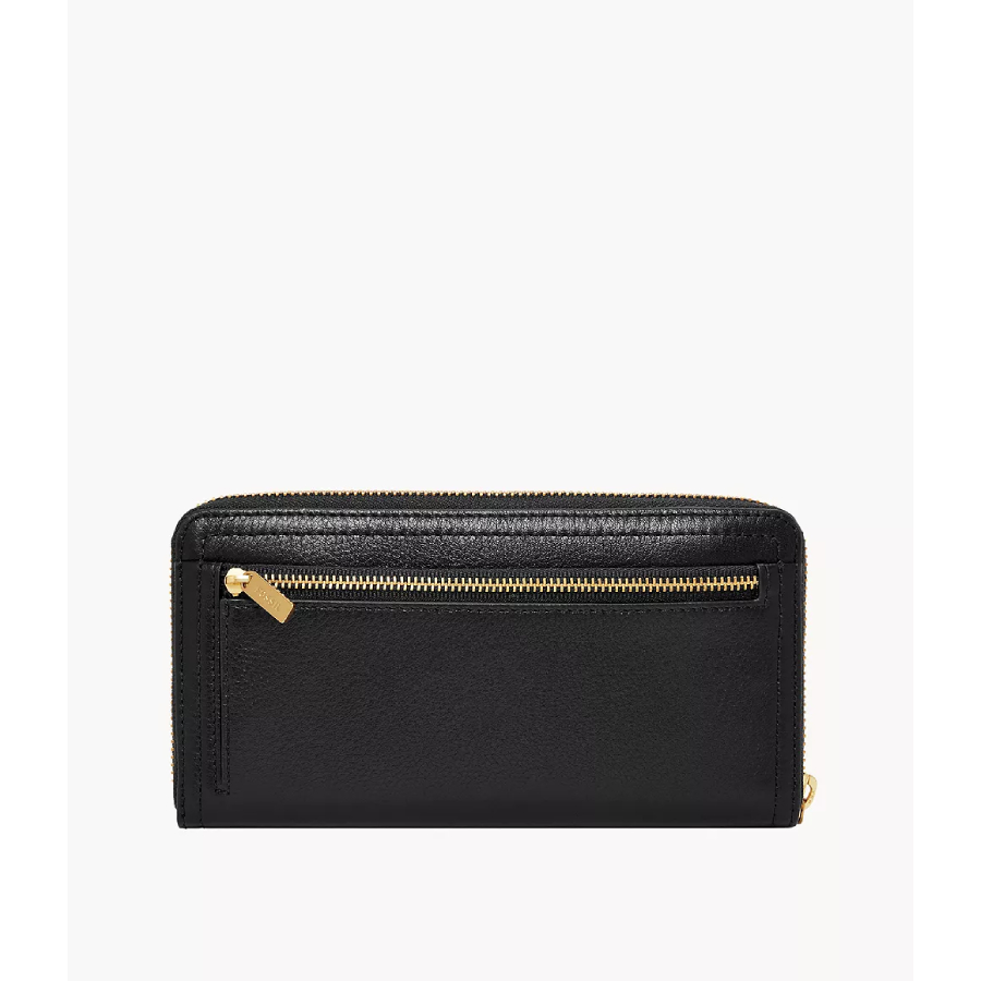 Additional view 2 of Pochette Logan à Fermeture Éclair RFID - Noir