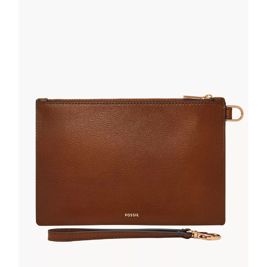 Additional view 2 of Pochette à poignet - Marron
