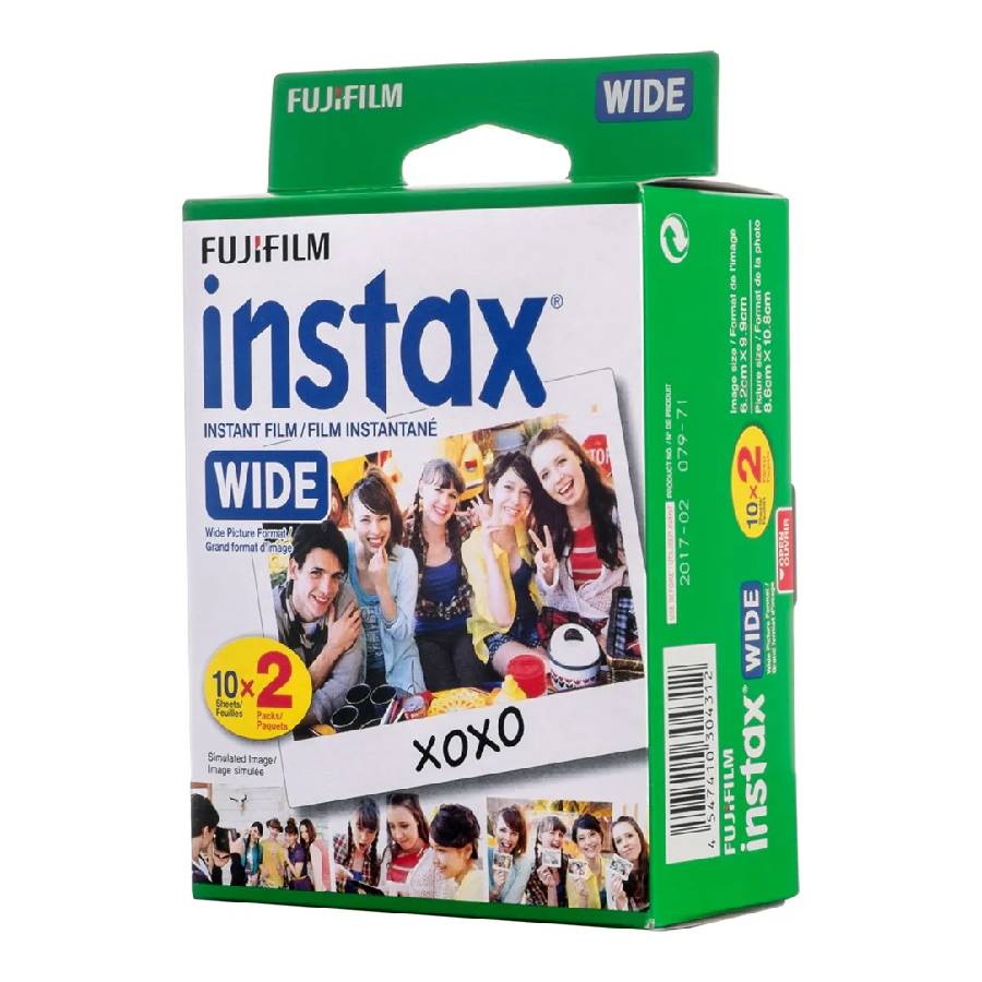 Additional view 1 of Film instantané Instax Large paquets de 20 - Couleur