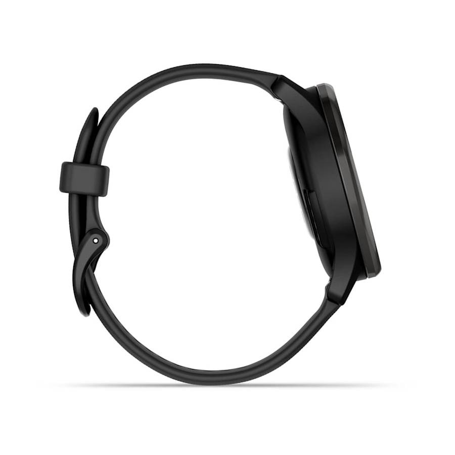 Additional view 1 of vívomove Trend - Slate Stainless Steel Bezel with Black Case and Silicone Band