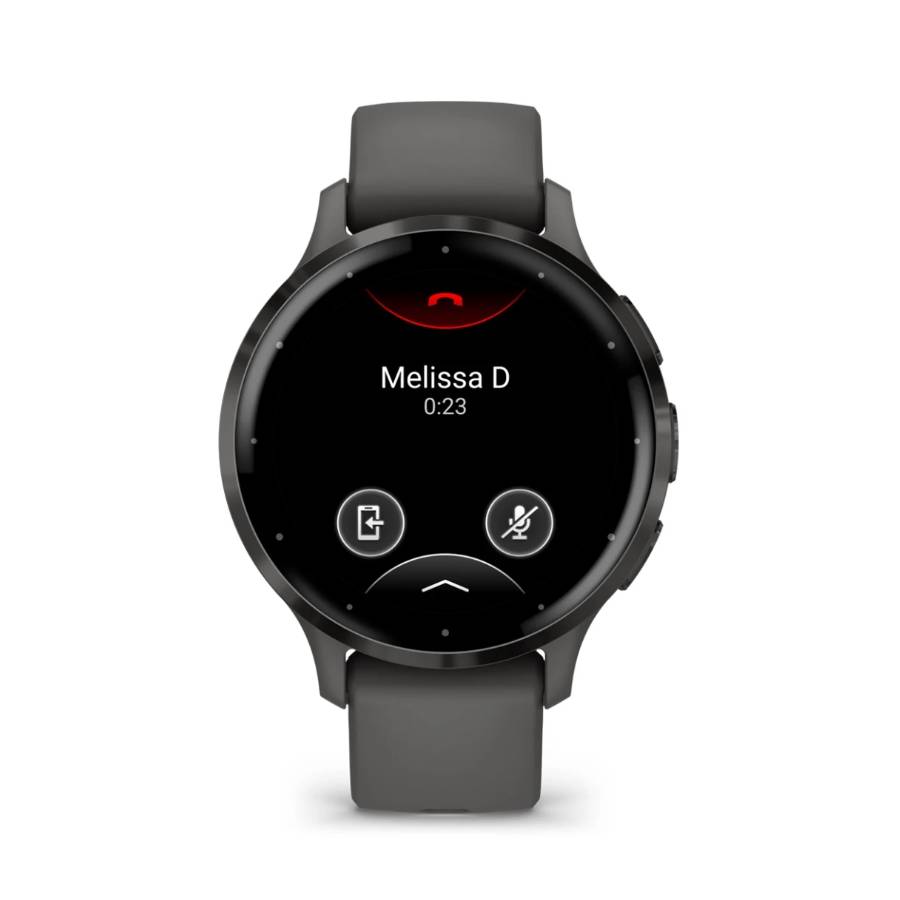 Additional view 1 of Venu 3S Smartwatch - Slate Stainless Steel Bezel with Pebble Gray Case and Silicone Band - 41mm