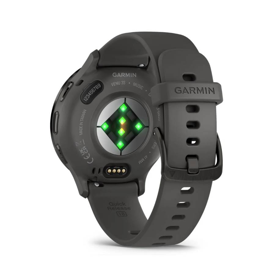 Additional view 2 of Venu 3S Smartwatch - Slate Stainless Steel Bezel with Pebble Gray Case and Silicone Band - 41mm