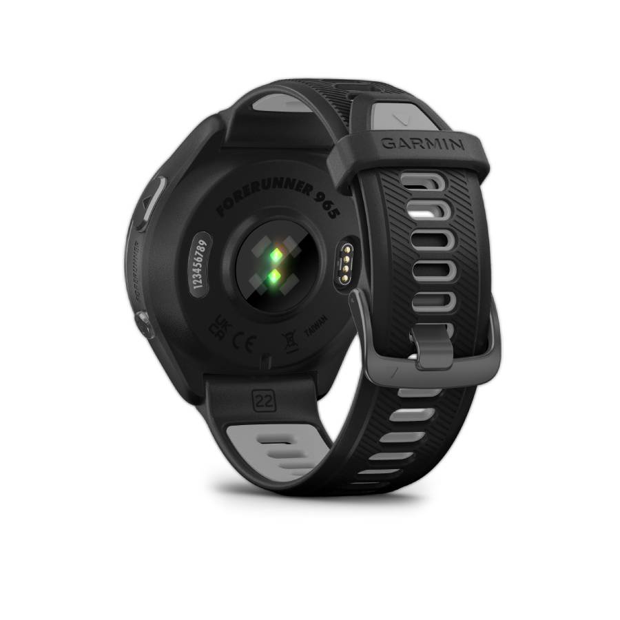 Additional view 1 of Montre de course intelligente Forerunner 965 - Noire / Grise poudrée