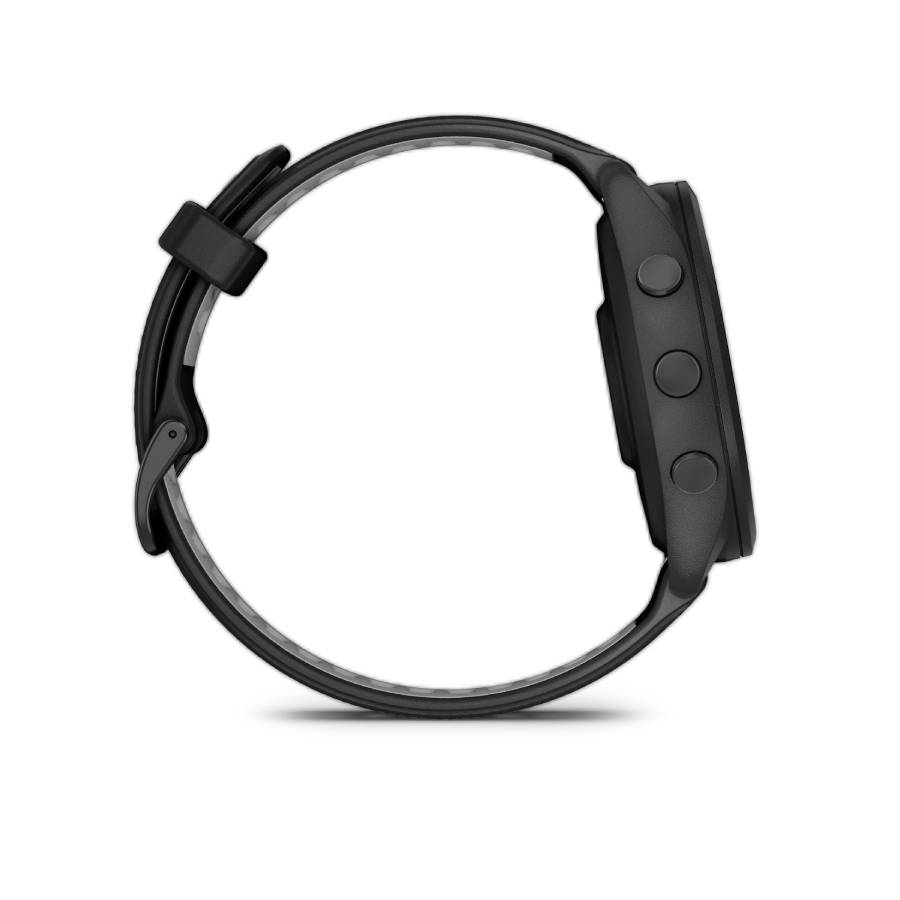 Additional view 1 of Montre intelligente de course Forerunner 265 - Noire / Grise poudrée - 46mm