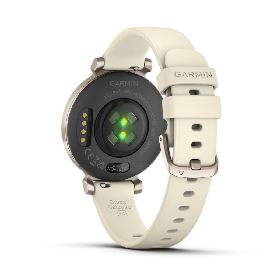 Additional view 1 of Montre intelligente Lily 2 - Or crème / Coco