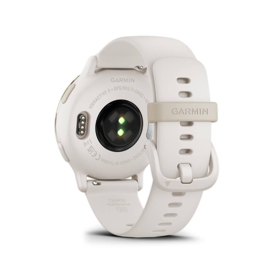 Additional view 2 of vívoactive 5 Smartwatch - Ivory / Cream Gold