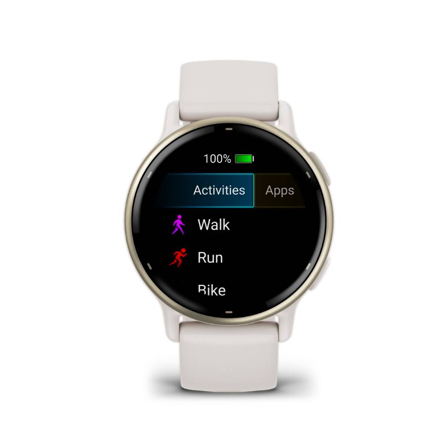 Additional view 1 of vívoactive 5 Smartwatch - Ivory / Cream Gold