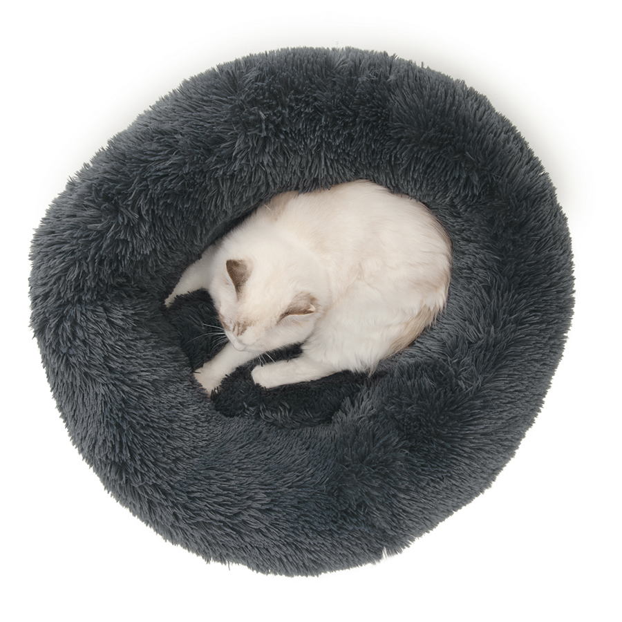 Additional view 1 of Lit pour chat moelleux Catit - Gris foncé