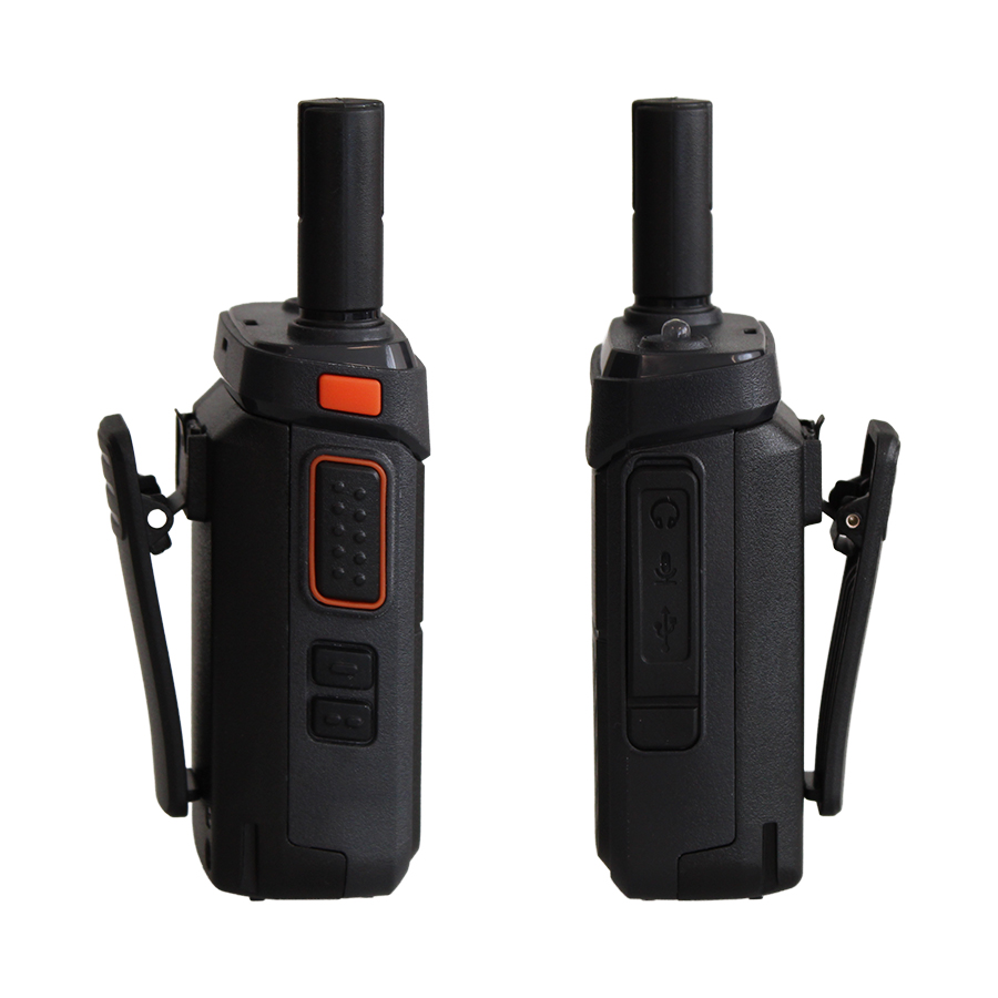 Talkie-Walkie Professionnel 16 Canaux Longue Portée Avec Chargeur USB Et Oreillettes - Noir