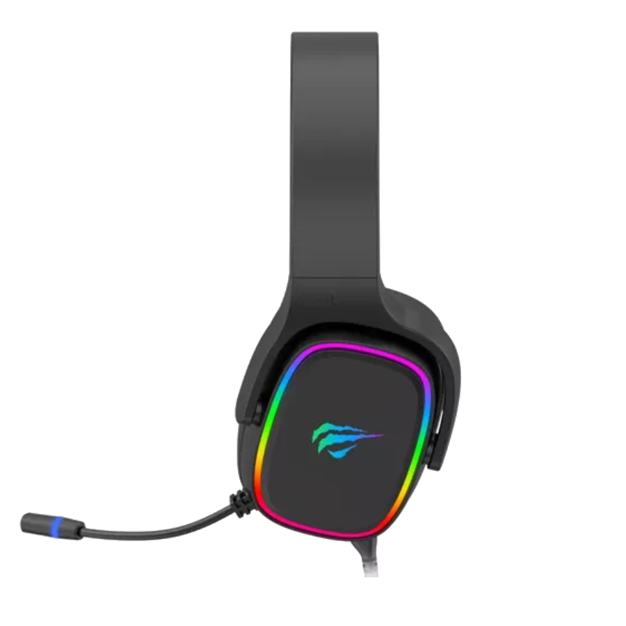 Additional view 1 of Casque de jeu H2019U avec éclairage RGB et microphone