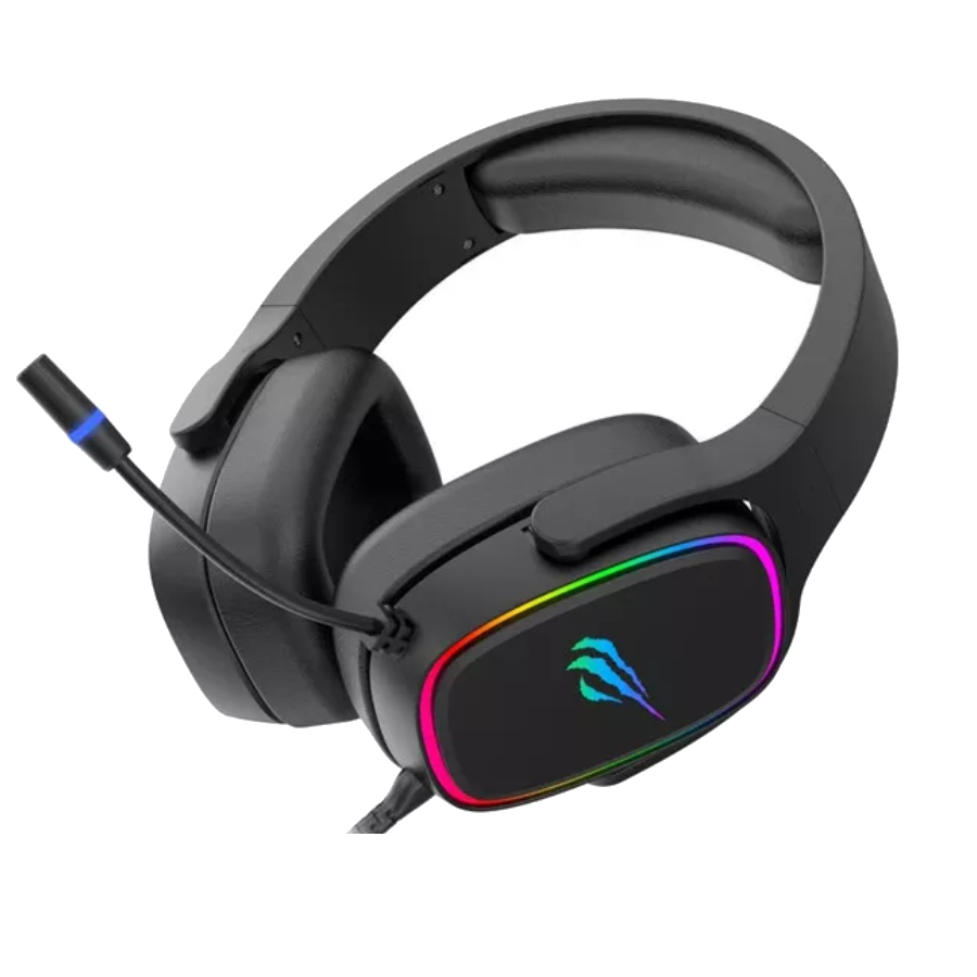 Additional view 2 of Casque de jeu H2019U avec éclairage RGB et microphone