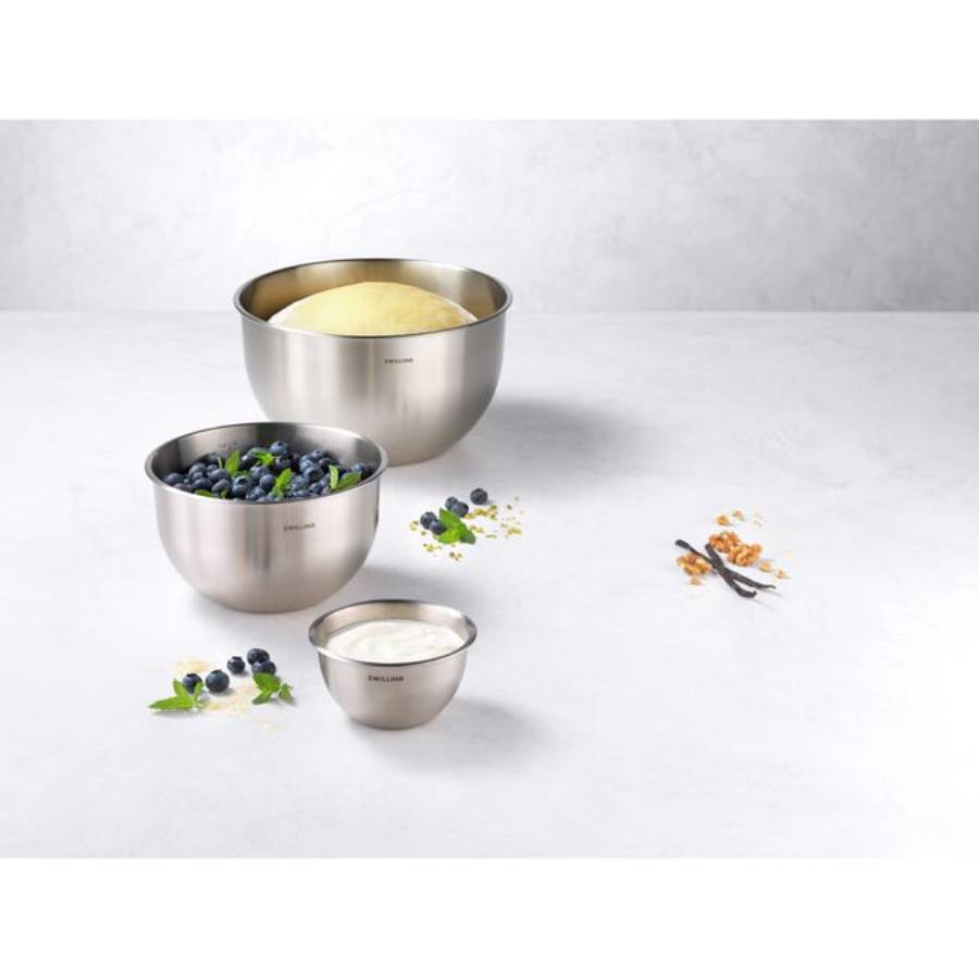 Additional view 1 of Ensemble de bols Fresh & Save S/M/L - 3 pièces - Acier inoxydable / Argent