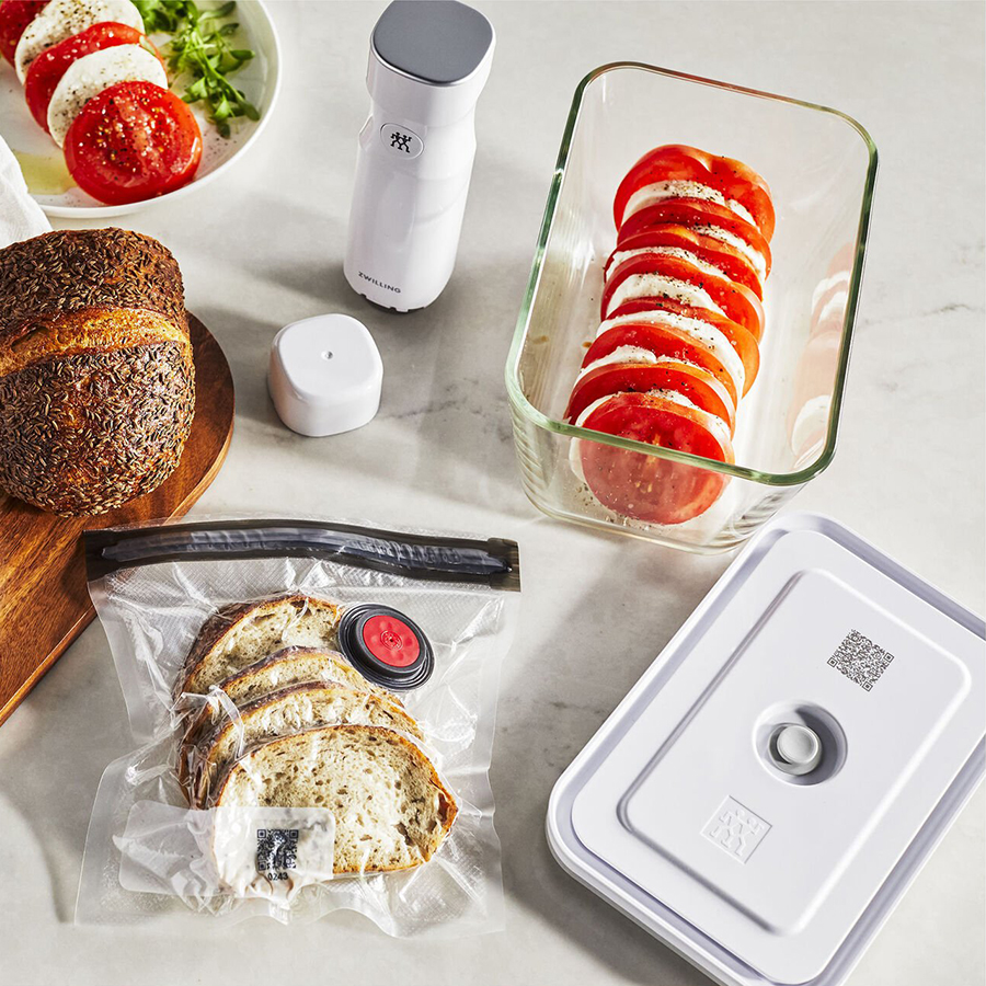 Additional view 1 of Ensemble sous vide 7 pièces moyen/grand Fresh & Save - Verre