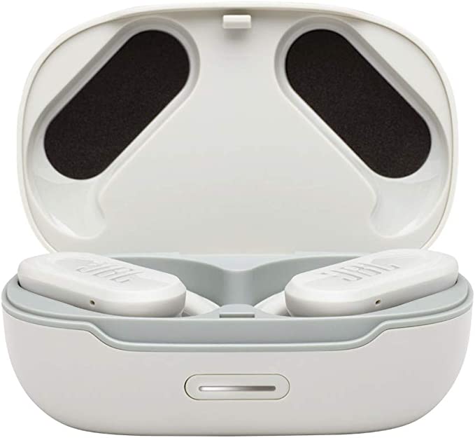Additional view 1 of Écouteurs de sport sans fil et étanches à l'eau et la poussière JBL Endurance Peak 3 - Blanc