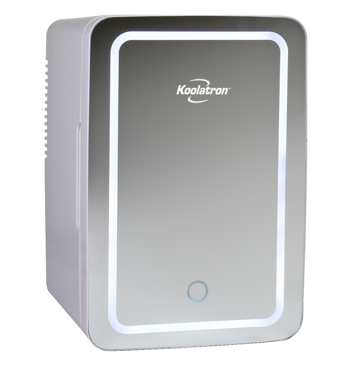 Additional view 1 of Réfrigérateur portable pour cosmétiques avec miroir éclairé par LED AC/DC - 6L