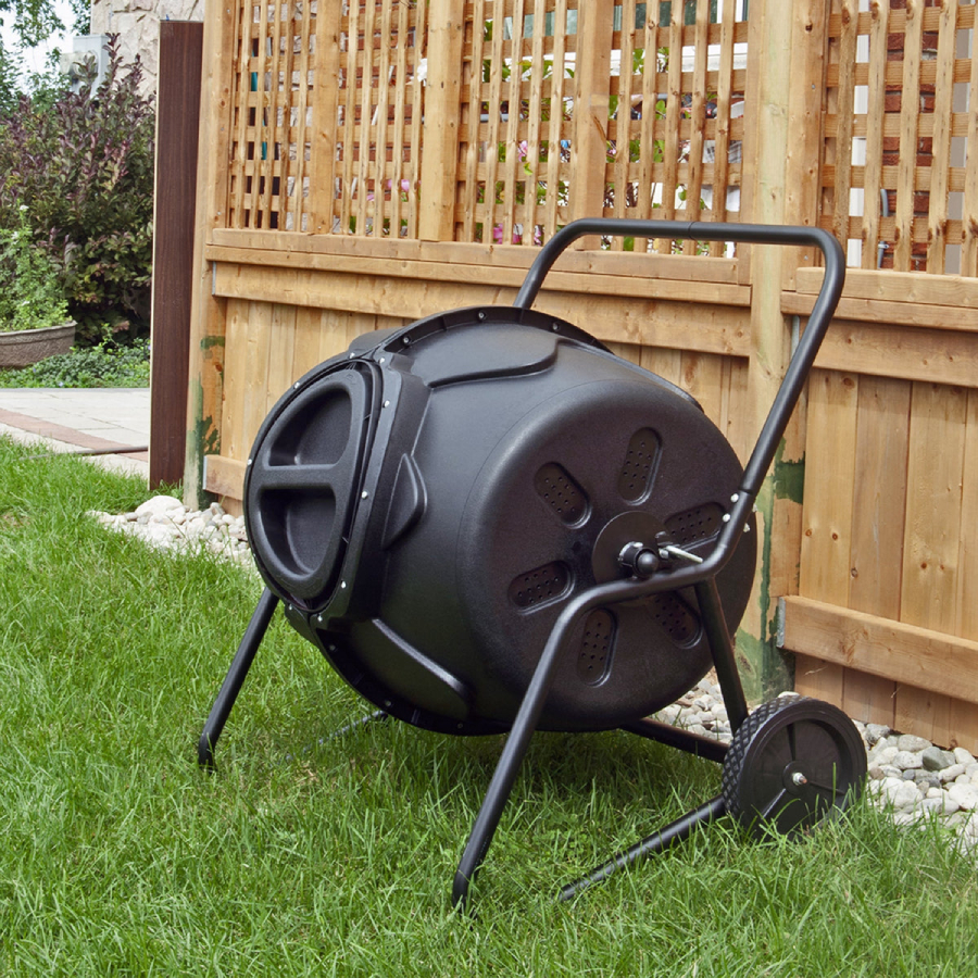 Additional view 2 of Composteur à roulettes robuste Koolscapes - 50 gallons