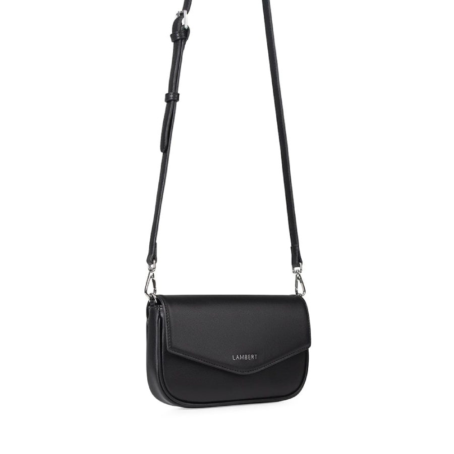 Additional view 1 of Sac à main 2-en-1 en cuir vegan Le Gabby - Noir