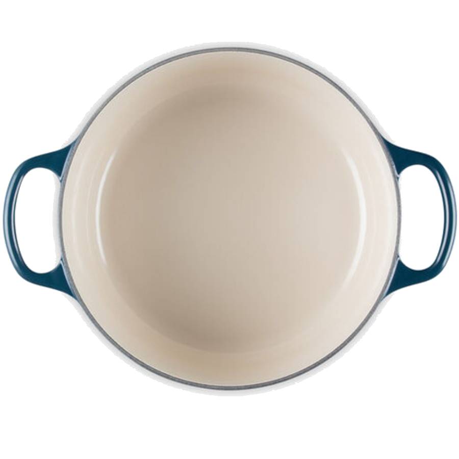 Additional view 1 of Four rond en fonte avec bouton doré - Agave - 4,2 L