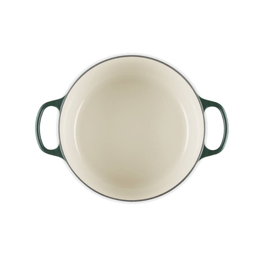 Additional view 2 of CI Signature 6.7 L Round French Oven Light Gold Knob - Forêt
