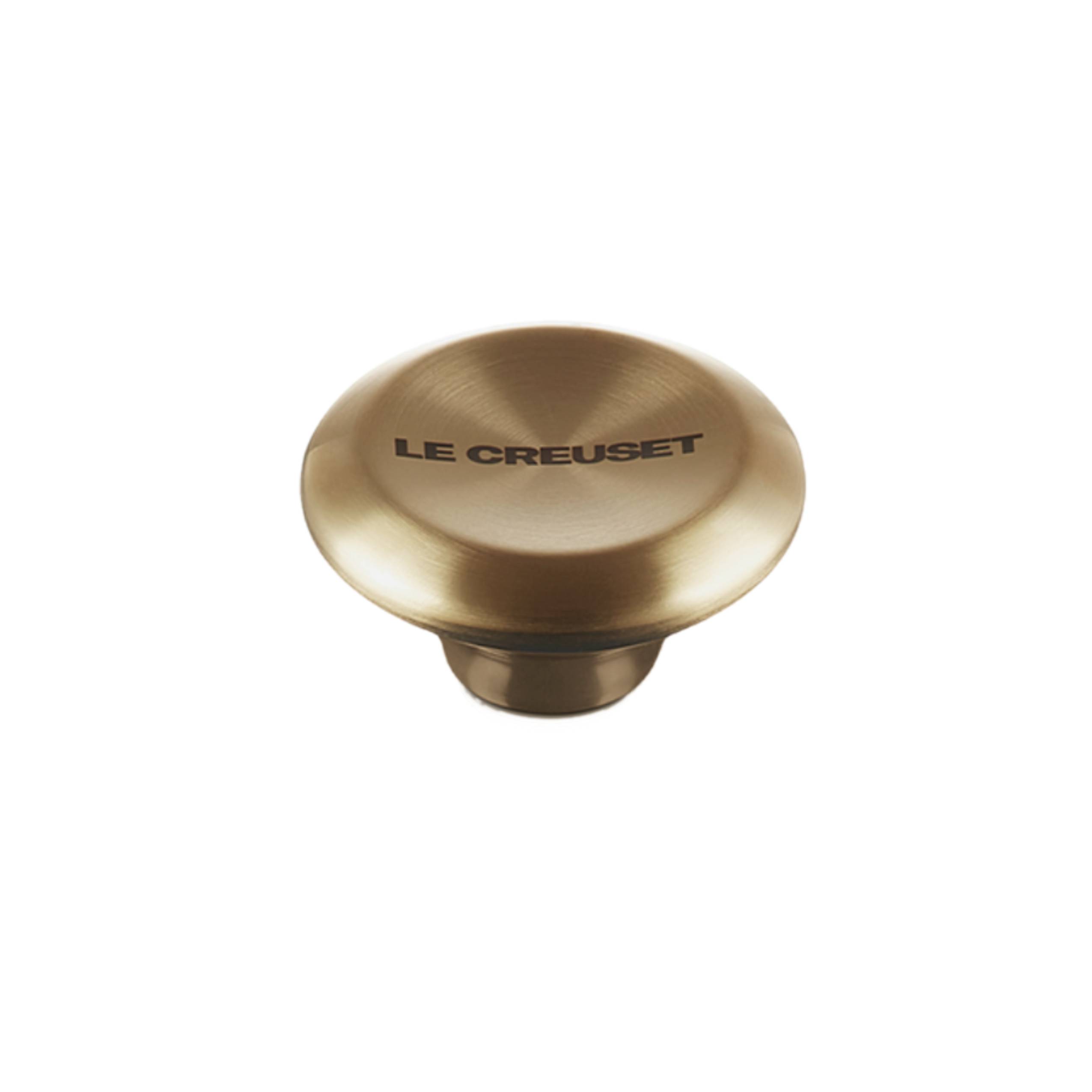 Additional view 1 of Cocotte ronde Signature de 6,7 L avec bouton or clair supplémentaire
