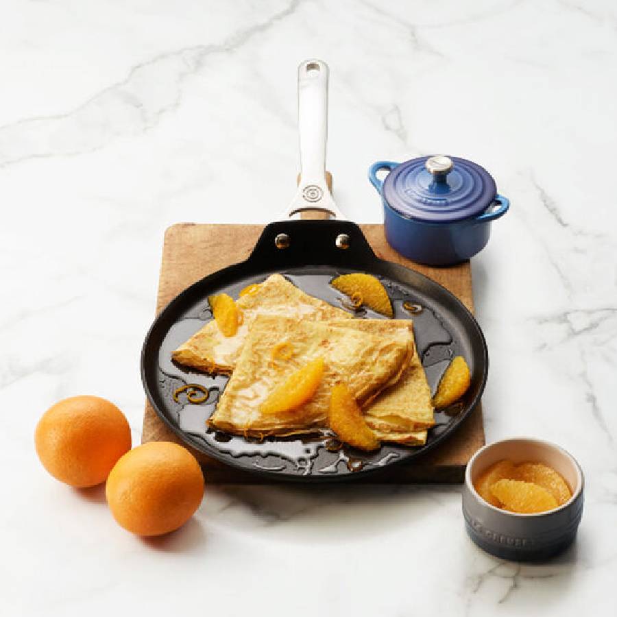 Additional view 1 of TNS PRO 28 cm Crêpière avec râteau