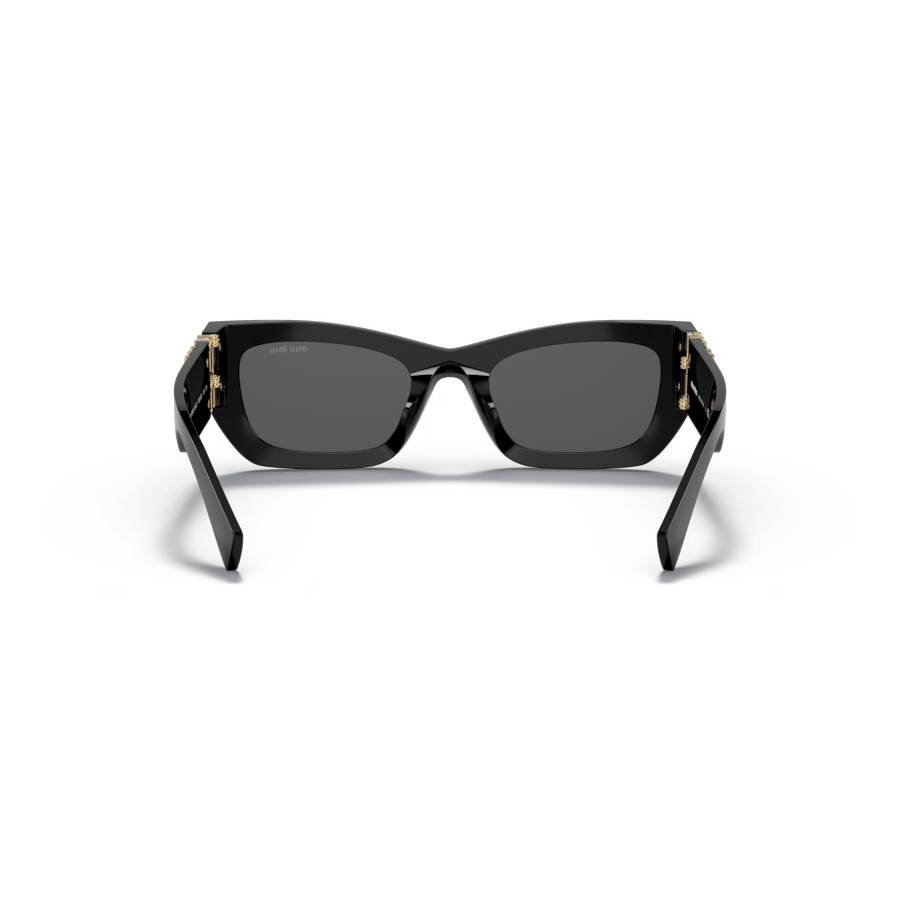 Additional view 2 of Lunettes de soleil rectangulaires - Femmes - Noir