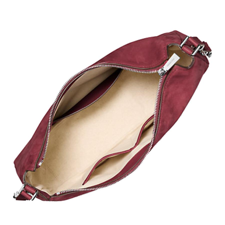 Additional view 1 of Sac à bandoulière convertible Nolita en nubuck - Sang de bœuf - Moyen