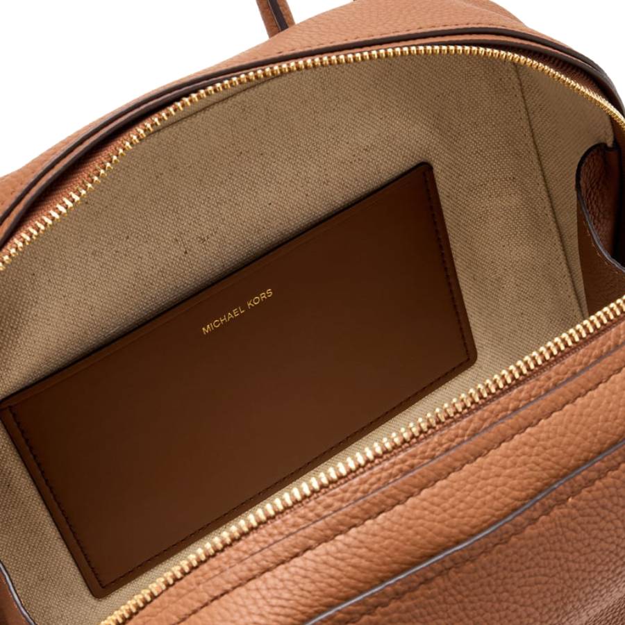 Additional view 2 of Cartable Ashton zippé cuir galet mat - Valise - Moyen