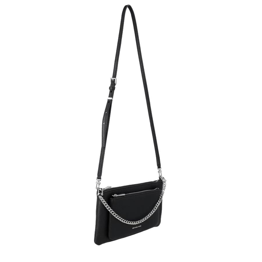 Additional view 1 of Sac bandoulière avec poche Jet Set – Noir - Moyen