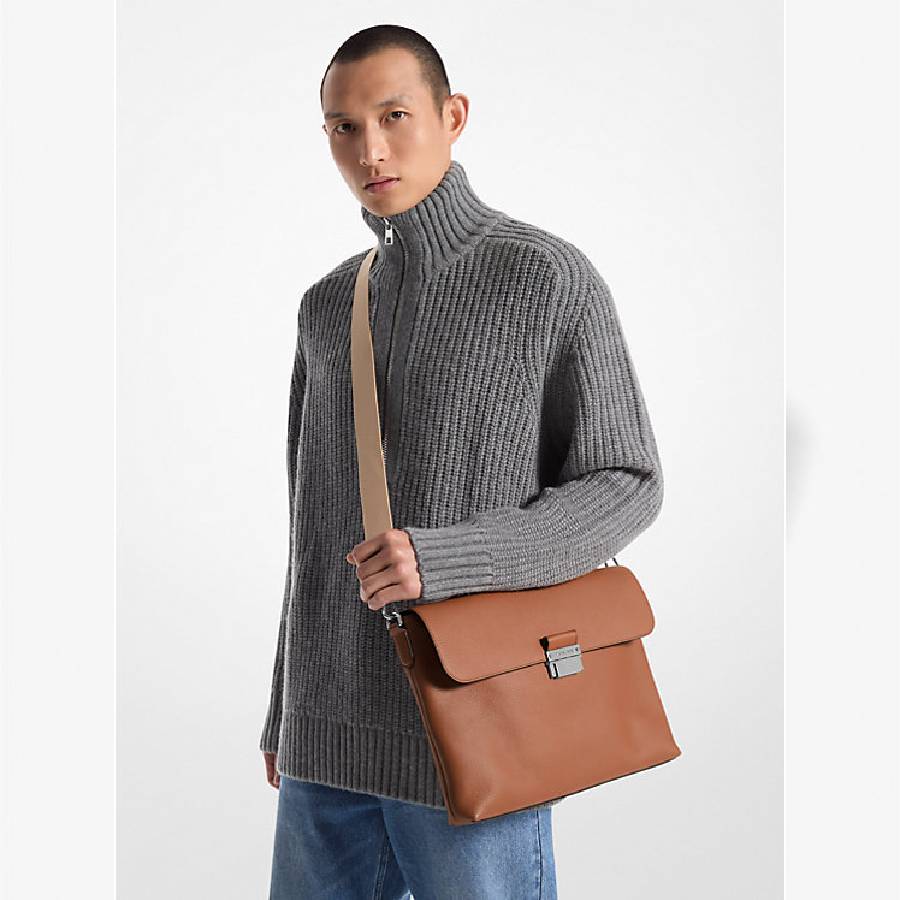 Additional view 1 of Porte-documents en cuir grainé Hudson - Bagage