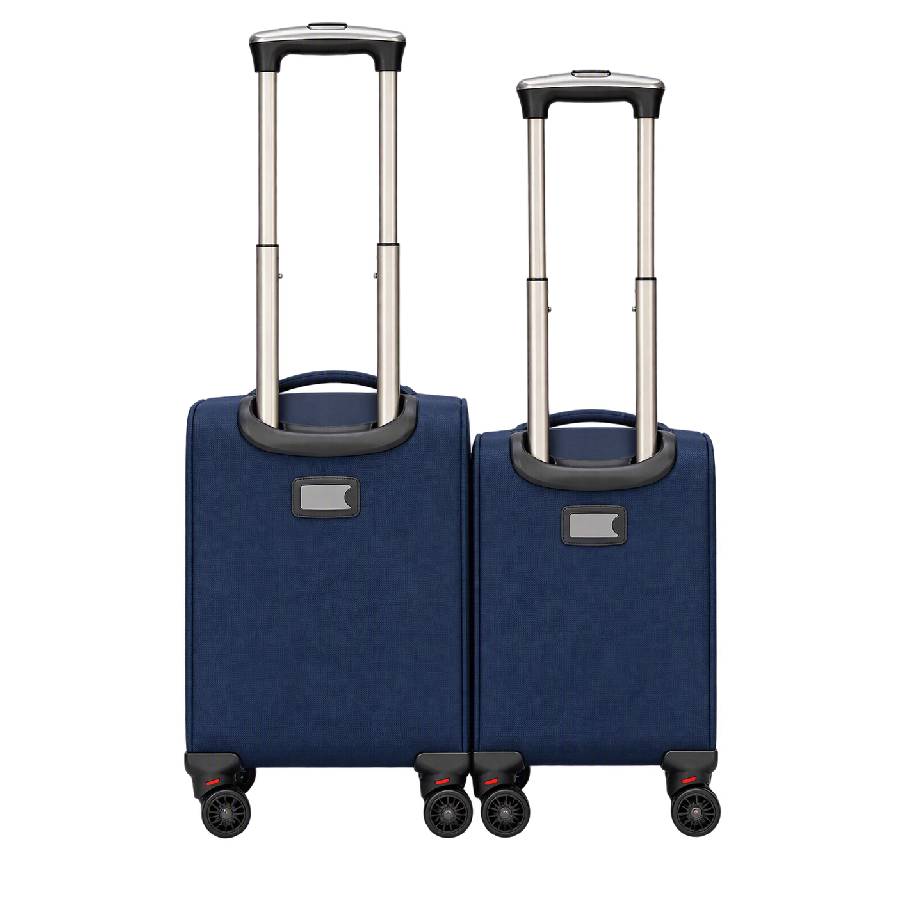 Additional view 1 of Ensemble de valise de cabines souples - Bleu marin - 2 pièces