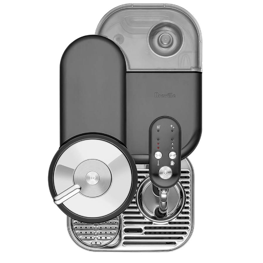 Additional view 1 of Machine à café à dosettes Vertuo Creatista de Breville - Acier inox noir