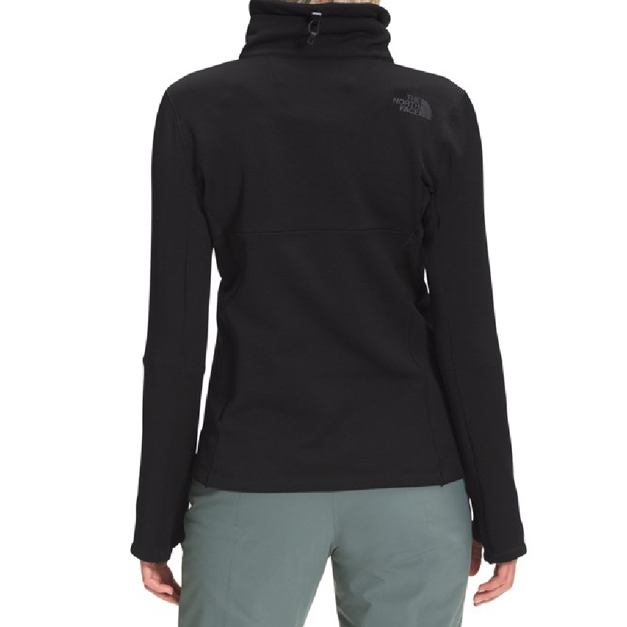 Additional view 2 of Manteau en molleton à fermeture éclair 1/4 Tagen - Femmes - Noir - Petit