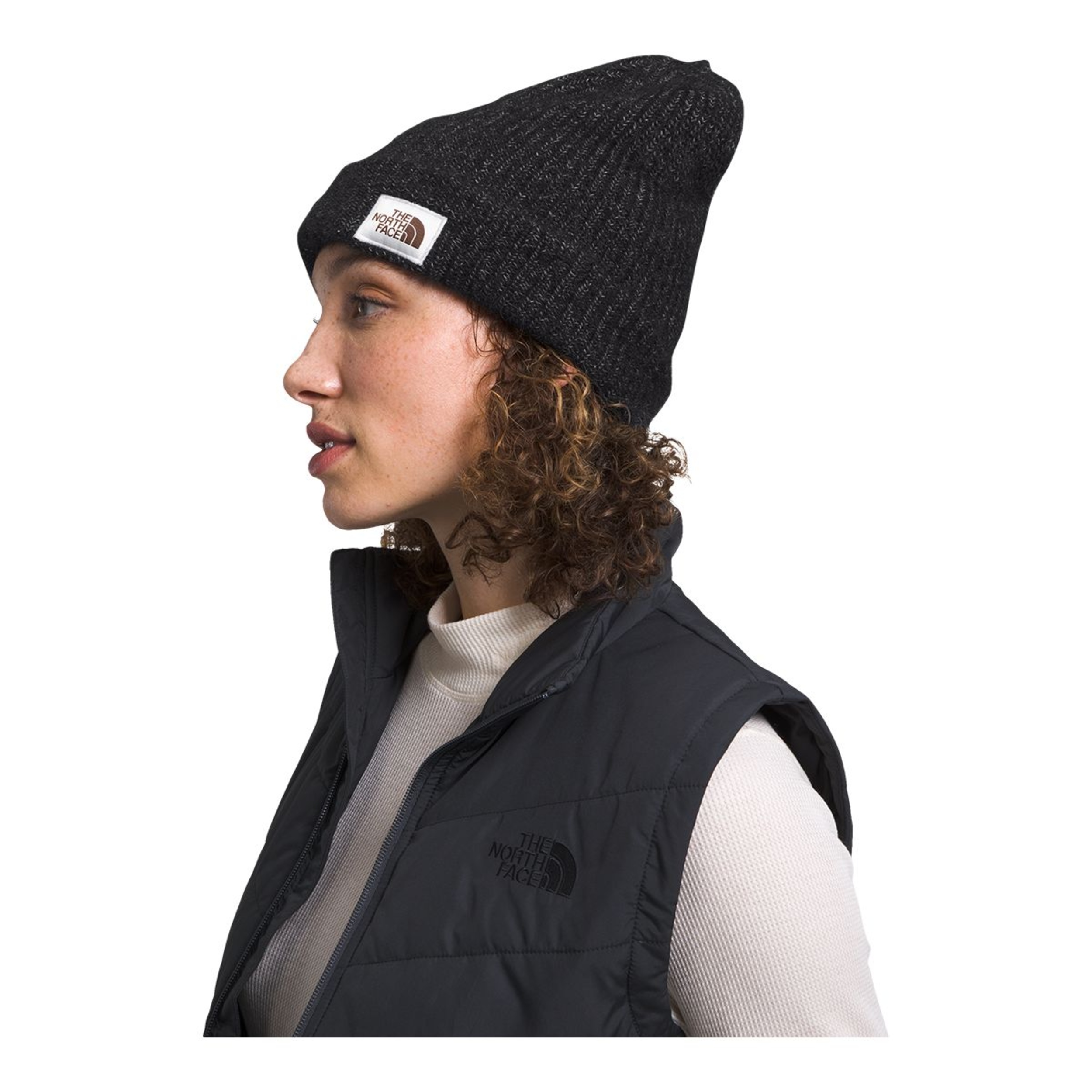 Additional view 1 of Bonnet doublé Salty Bae - Femmes - Noir