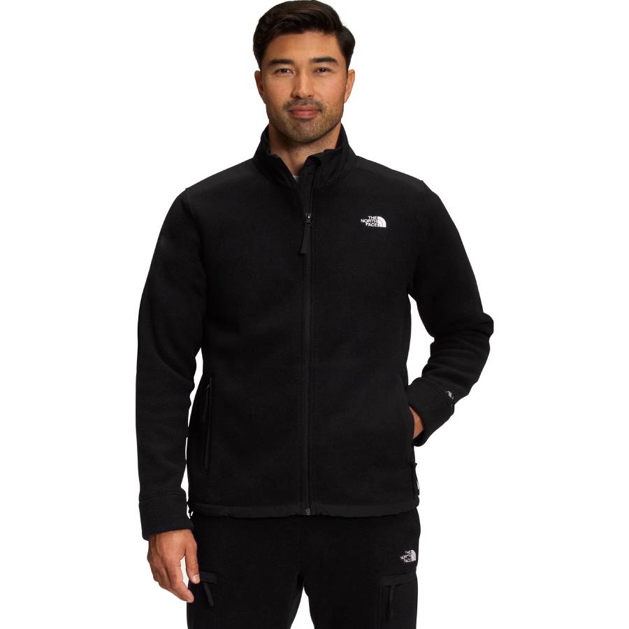 Additional view 1 of Veste à fermeture éclair complète Alpine Polartec 200 - Hommes - Noir - Moyen