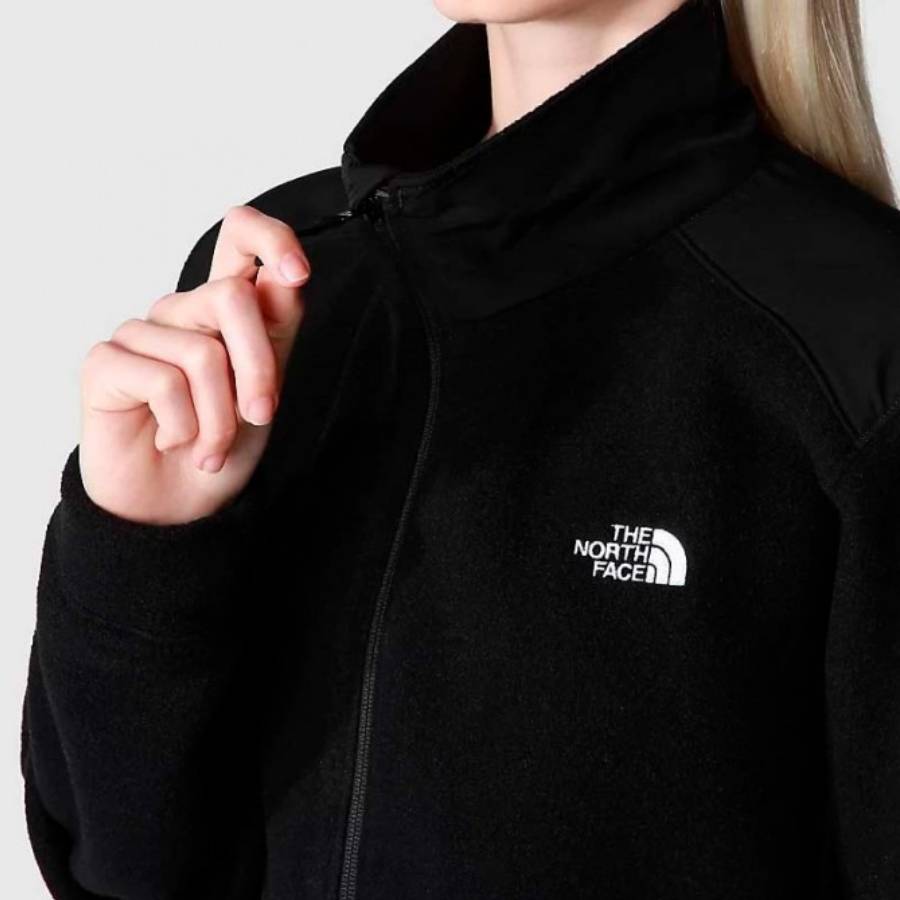 Additional view 1 of Veste à fermeture éclair complète Alpine Polartec 200 - Femmes - Noir - Grand