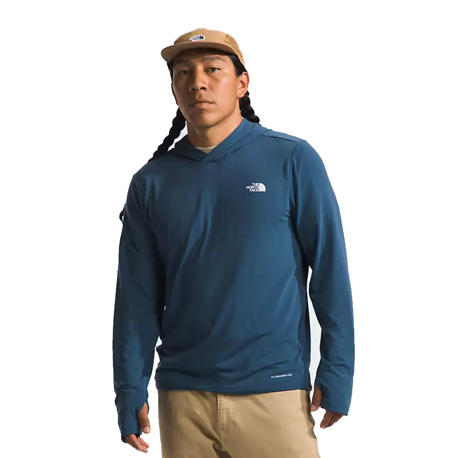 Additional view 2 of Sweat à capuche Adventure Sun - Hommes - Bleu - Moyen