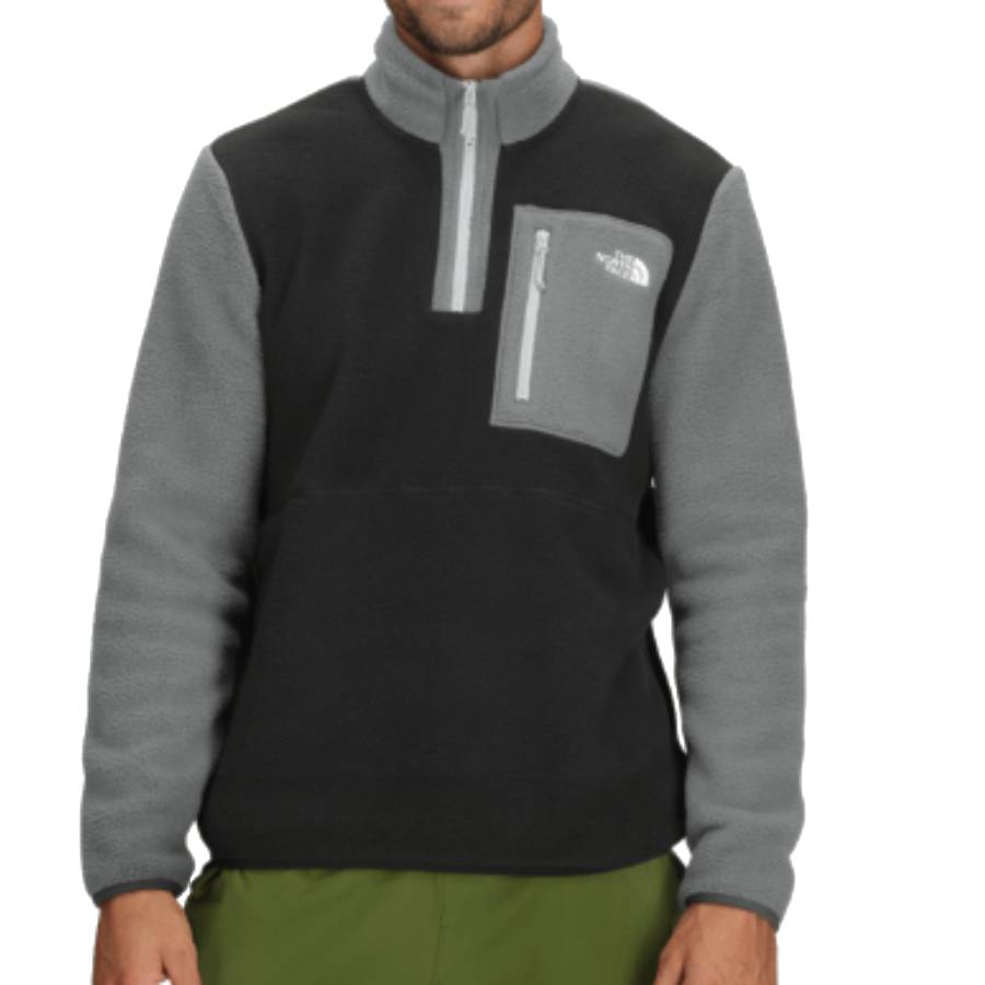 Additional view 2 of Veste Zippée 1/4 Yumiori - Hommes - TNF Noir/Gris Asphalte/Gris Monument - Moyen