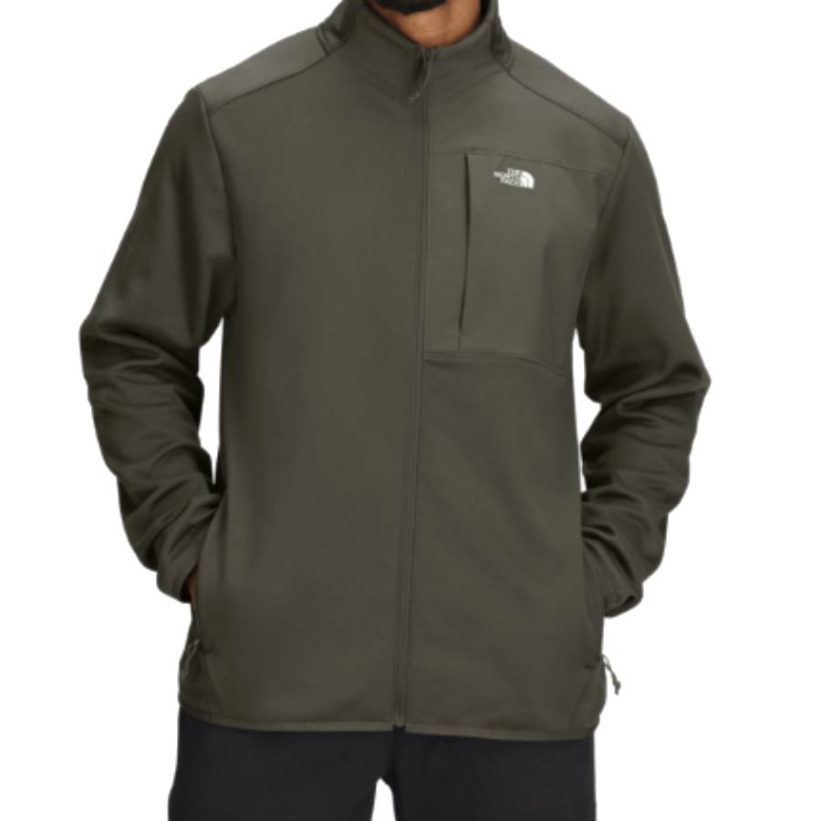 Additional view 2 of Veste Zippée Complète Polaire Performance TNF - Hommes - Vert Taupe Neuf - Très Grand
