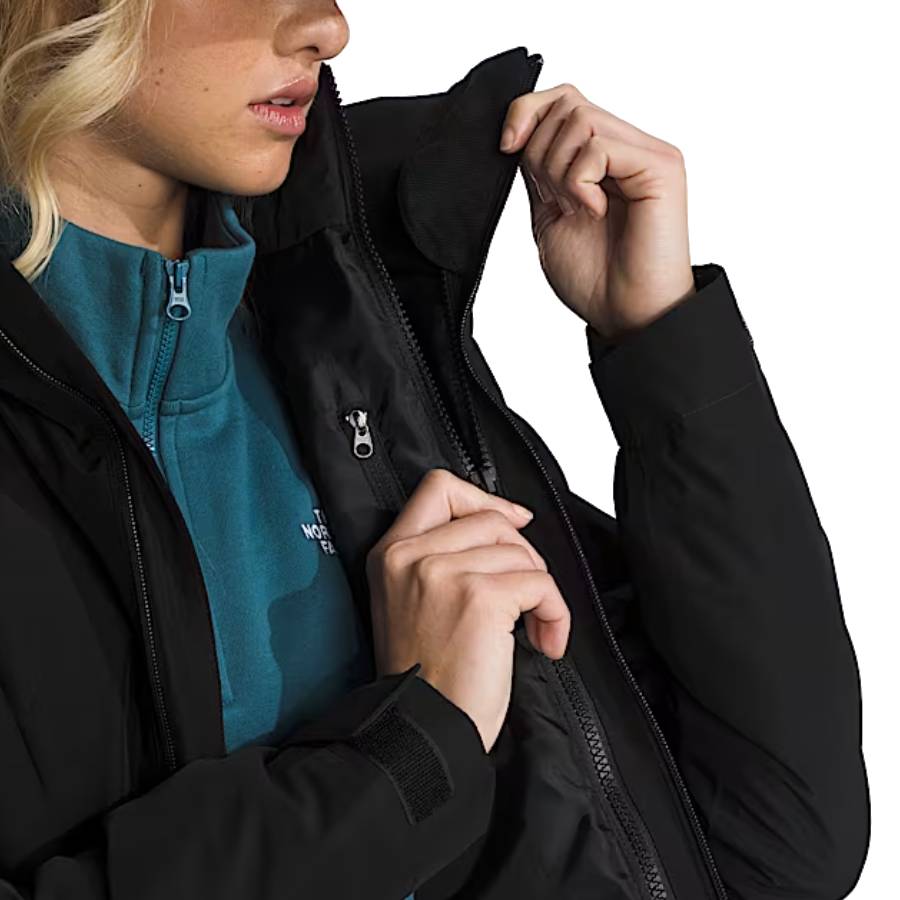 Additional view 1 of Veste à Capuche Carto Mono Triclimate - Femmes - TNF Noir - Grand