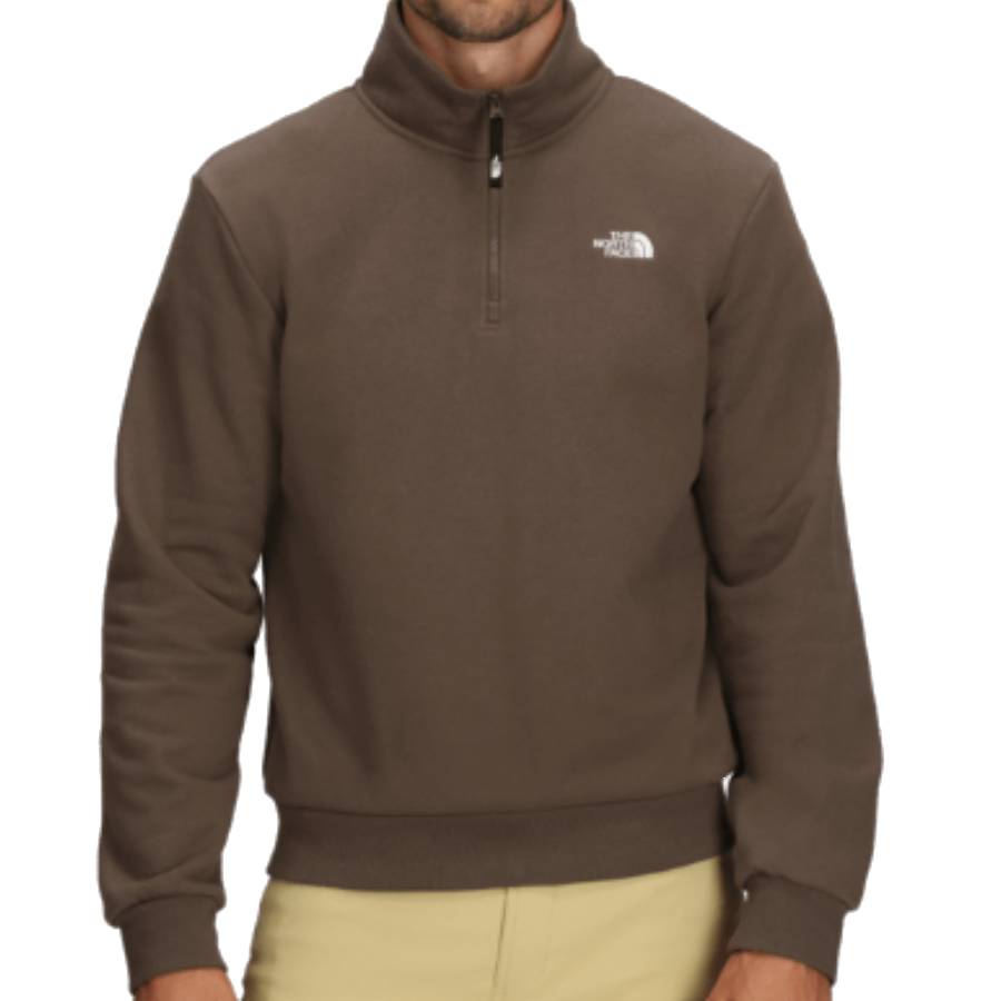 Additional view 2 of Veste Zippée 1/4 Evolution Simple Dome - Hommes - Brun Fumé - Moyen