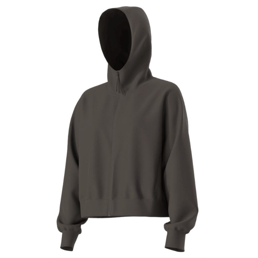 Additional view 2 of Jaida Full Zip Hooded Jacket - Women - Dark Chestnut - Small