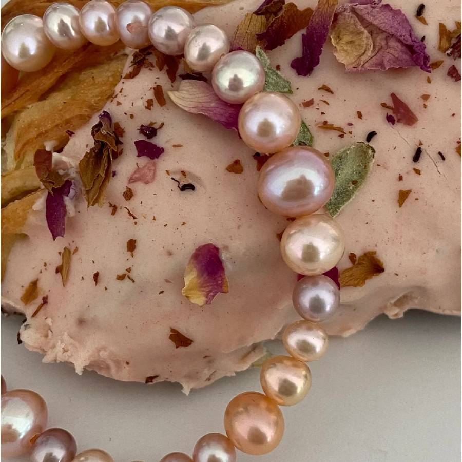 Additional view 1 of Bracelet Multi - Perle Rose