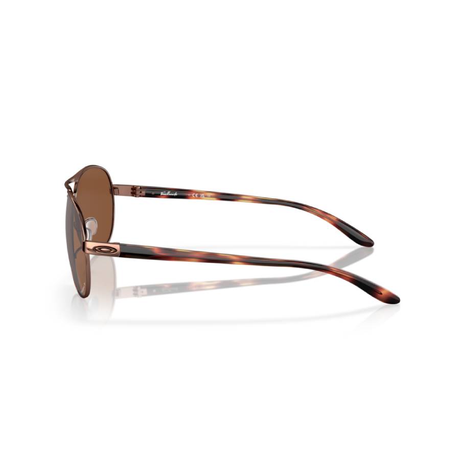 Additional view 1 of Lunettes de soleil rondes polarisées Feedback - Femmes - Rose Gold