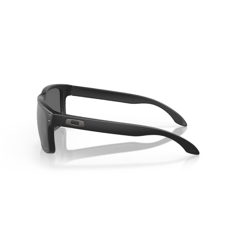 Additional view 2 of Lunettes de soleil carrées polarisées Holbrook - Hommes - Noir mat