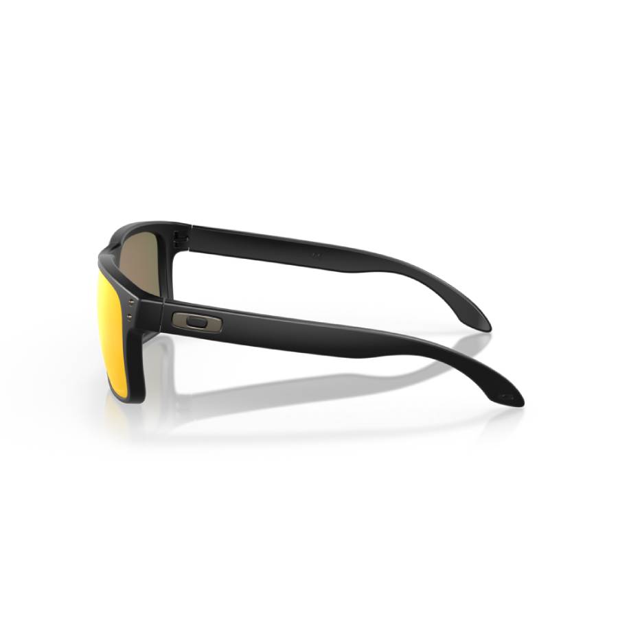 Additional view 2 of Lunettes de soleil carrées Holbrook - Hommes - Noir mat